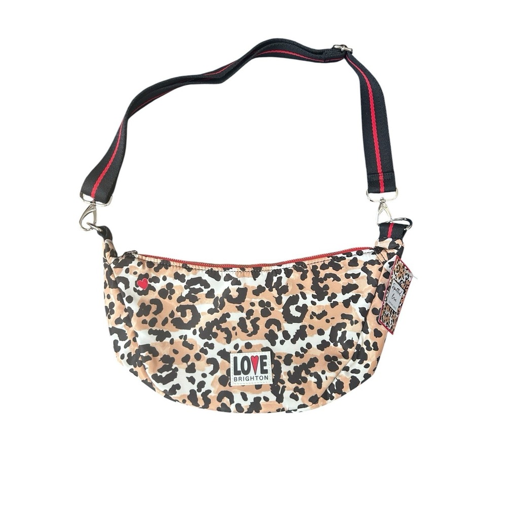 Brighton Spotted Love Swing Bag NWT (MSRP $150) Adjustable Strap.